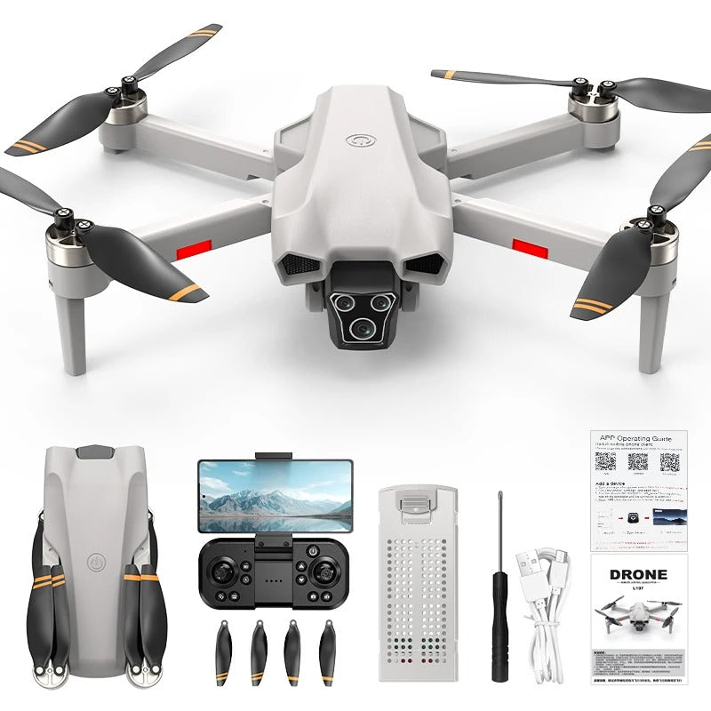 L107 4K HD Foldable Shock-Absorbing EIS Anti-Shake Smart Drone