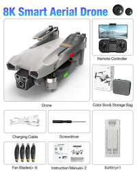 L107 4K HD Foldable Shock-Absorbing EIS Anti-Shake Smart Drone